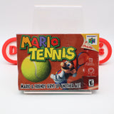 MARIO TENNIS - NEW & Factory Sealed with Authentic V-Overlap Seam! (N64 Nintendo 64)