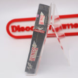 WINGS 2 II: ACES HIGH - NEW & Factory Sealed with Authentic V-Seam! (SNES Super Nintendo)