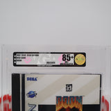 DOOM - VGA GRADED 85+ NM+ GOLD UNCIRCULATED! NEW & Factory Sealed! (Sega Saturn)