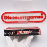 WINGS 2 II: ACES HIGH - NEW & Factory Sealed with Authentic V-Seam! (SNES Super Nintendo)