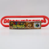 MARIO TENNIS - NEW & Factory Sealed with Authentic V-Overlap Seam! (N64 Nintendo 64)