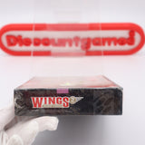 WINGS 2 II: ACES HIGH - NEW & Factory Sealed with Authentic V-Seam! (SNES Super Nintendo)