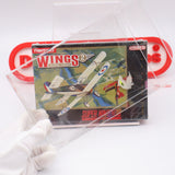 WINGS 2 II: ACES HIGH - NEW & Factory Sealed with Authentic V-Seam! (SNES Super Nintendo)