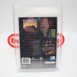 DOOM - VGA GRADED 85+ NM+ GOLD UNCIRCULATED! NEW & Factory Sealed! (Sega Saturn)