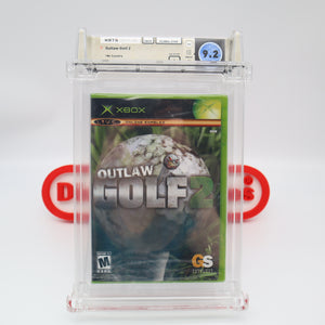 OUTLAW GOLF 2 II - WATA GRADED 9.2 A! NEW & Factory Sealed! (XBOX)