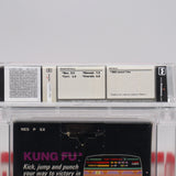 #366 - KUNG FU (Hangtab, Round SOQ, No Rev-A, 2 Code, No NES TM) - WATA GRADED 6.0 CIB (NES Nintendo) - THE DISCOUNTGAMES COLLECTION