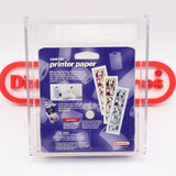 GAME BOY PRINTER PAPER - VGA GRADED 95 MINT UNCIRCULATED! NEW & Factory Sealed! (Game Boy Original)