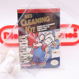 NES CLEANING KIT WITH SUPER MARIO COVER! NEW & Factory Sealed with Authentic 3-Sided Seam! (NES Nintendo)