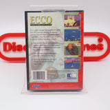 ECCO THE DOLPHIN 2: THE TIDES OF TIME - NEW & Factory Sealed with Authentic V-Overlap Seam! (Sega Genesis)