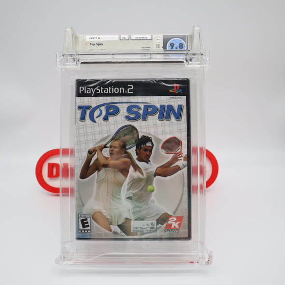 TOP SPIN TENNIS / TOPSPIN - WATA GRADED 9.8 A+! NEW & Factory Sealed! (PS2 PlayStation 2)