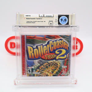 ROLLERCOASTER TYCOON 2 II - WATA GRADED 9.0 A! NEW & Factory Sealed! (PC Computer Game)