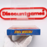 FREEDOM FORCE - ROUND SEAL OF QUALITY! NEW & Factory Sealed with Authentic H-Seam! (NES Nintendo)