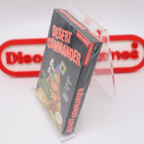 DESERT COMMANDER - NEW & Factory Sealed with Authentic H-Seam! (NES Nintendo)