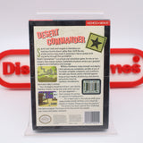 DESERT COMMANDER - NEW & Factory Sealed with Authentic H-Seam! (NES Nintendo)