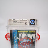 NBA JAM (THE ORIGINAL) - WATA GRADED 9.6 B+! NEW & Factory Sealed! (Sega CD)