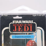EMPEROR'S ROYAL GUARD - 77 BACK - NEW Authentic & Factory Sealed + STAR CASE! (MOC Vintage Star Wars Figure)
