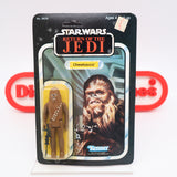 CHEWBACCA - 65 BACK - NEW Authentic & Factory Sealed + STAR CASE! (MOC Vintage Star Wars Figure)