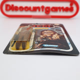 CHEWBACCA - 65 BACK - NEW Authentic & Factory Sealed + STAR CASE! (MOC Vintage Star Wars Figure)