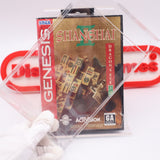 SHANGHAI II 2: DRAGON'S EYE - NEW & Factory Sealed with Authentic V-Overlap Seam! (Sega Genesis)