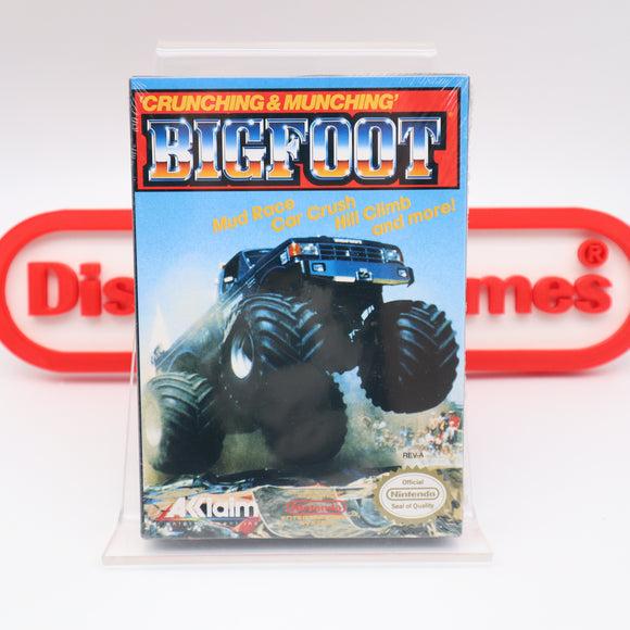 BIG FOOT / BIGFOOT - NEW & Factory Sealed with Authentic H-Seam! (NES Nintendo)