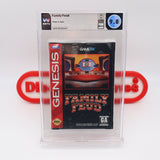 FAMILY FEUD - WATA TOP OF THE POP / EARLY PRINT CLAMSHELL! GRADED 9.8 A++! NEW & Factory Sealed with Authentic Tube Seal! (Sega Genesis)