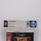 FAMILY FEUD - WATA TOP OF THE POP / EARLY PRINT CLAMSHELL! GRADED 9.8 A++! NEW & Factory Sealed with Authentic Tube Seal! (Sega Genesis)