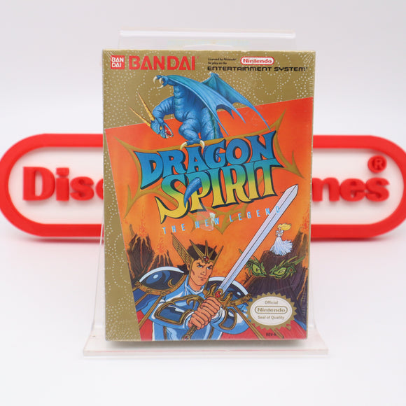 DRAGON SPIRIT: THE NEW LEGEND - NEW & Factory Sealed with Authentic H-Seam! (NES Nintendo)