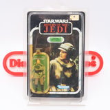 PRINCESS LEIA ORGANA IN COMBAT PONCHO - 77 BACK - NEW Authentic & Factory Sealed + STAR CASE! (MOC Vintage Star Wars Figure)