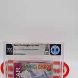 SONIC THE HEDGEHOG CHAOS - WATA GRADED 8.0 A+! NEW & Factory Sealed! (Sega Game Gear)