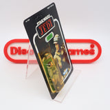 PRINCESS LEIA ORGANA IN COMBAT PONCHO - 77 BACK - NEW Authentic & Factory Sealed + STAR CASE! (MOC Vintage Star Wars Figure)