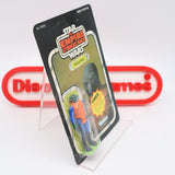 WALRUS MAN - 21 BACK - NEW Authentic & Factory Sealed + STAR CASE! (MOC Vintage Star Wars Figure)