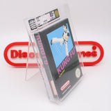 KUNG FU (BLACK BOX EUROPEAN VERSION) - VGA GRADED 85+ NM+ GOLD UNCIRCULATED! NEW & UNOPENED! (NES Nintendo)