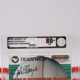 JOHN ELWAYS QUARTERBACK FOOTBALL - VGA GRADED 80+ NM SILVER! NEW & Factory Sealed with Authentic H-Seam! (NES Nintendo)