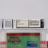 STAR TROPICS II 2: ZODA'S REVENGE - WATA GRADED 9.4 A! NEW & Factory Sealed with Authentic H-Seam! (NES Nintendo)
