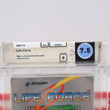 LIFE FORCE - KOMANI ROUND SOQ! WATA GRADED 7.5 B! NEW & Factory Sealed with Authentic H-Seam! (NES Nintendo)