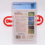 #058 - BASEBALL SIMULATOR 1.000 - CGC GRADED 9.6 A+ (NES Nintendo) - THE DISCOUNTGAMES COLLECTION
