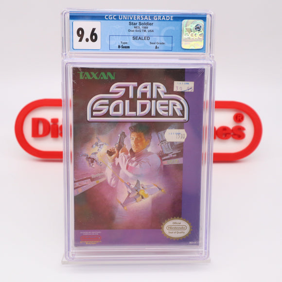 #631 - STAR SOLDIER - CGC GRADED 9.6 A+ (NES Nintendo) - THE DISCOUNTGAMES COLLECTION
