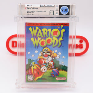 #743 - WARIO'S WOODS - WATA GRADED 9.8 A++ (NES Nintendo) - THE DISCOUNTGAMES COLLECTION