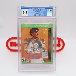 MADDEN NFL 20 2020 - PATRICK MAHOMES COVER - CGC GRADED 9.6 A+! NEW & Factory Sealed! (XBox One)