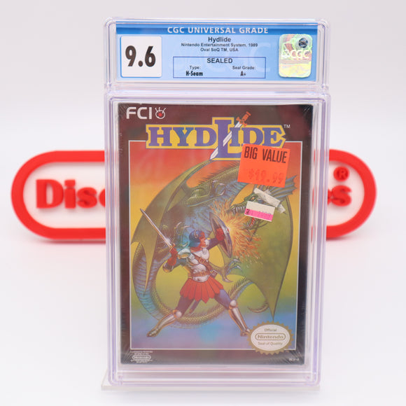 #305 - HYDLIDE - CGC GRADED 9.6 A+ (NES Nintendo) - THE DISCOUNTGAMES COLLECTION