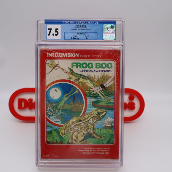 FROG BOG - CGC GRADED 7.5 A+! NEW & Factory Sealed! (Intellivision)