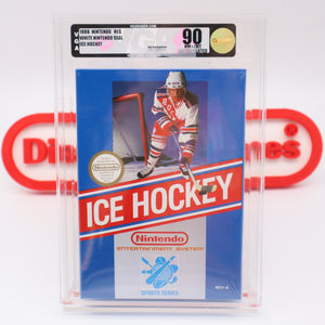 #307 - ICE HOCKEY - VGA GRADED 90 NM+/MT UNCIRCULATED (NES Nintendo) - THE DISCOUNTGAMES COLLECTION