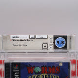 WORMS: WORLD PARTY - WATA GRADED 9.8 A! NEW & Factory Sealed! (PS1 PlayStation 1)