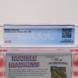 MARBLE MADNESS - CGC GRADED 8.0 A+! NEW & Factory Sealed! (Game Boy Color GBC)