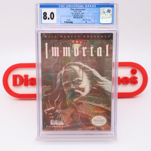 #312 - THE IMMORTAL - CGC GRADED 8.0 A (NES Nintendo) - THE DISCOUNTGAMES COLLECTION
