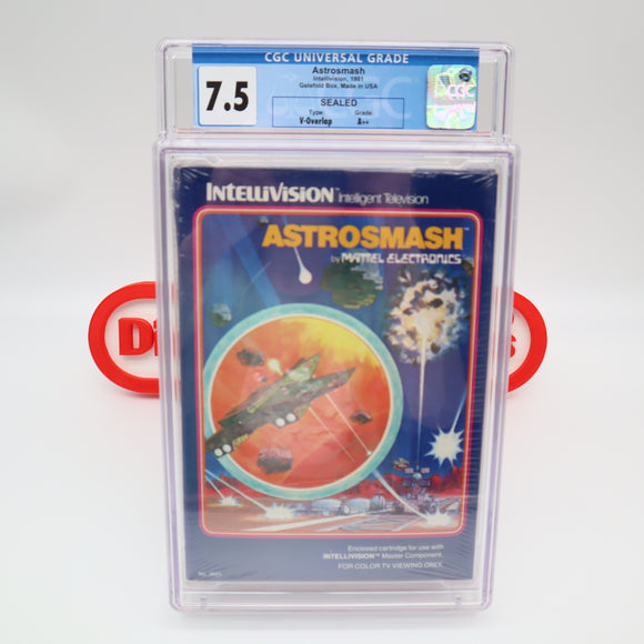 ASTROSMASH / ASTRO SMASH - CGC GRADED 7.5 A++! NEW & Factory Sealed! (Intellivision)
