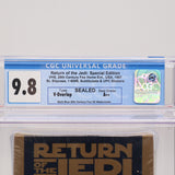 STAR WARS: RETURN OF THE JEDI SPECIAL EDITION (Spanish Subtitles!) CGC GRADED 9.8 A++! NEW & Factory Sealed with Authentic V-Overlap Seam! (VHS)