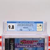 POWERPUFF GIRLS: THE CHEMICAL X-TRACTION - CGC TOP OF THE POP GRADED 9.8 A+! NEW & Factory Sealed! (PS1 PlayStation 1)