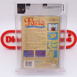 #228 - FARIA: A WORLD OF MYSTERY AND DANGER - WATA GRADED 9.0 B+ (NES Nintendo) - THE DISCOUNTGAMES COLLECTION