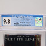 THE FIFTH ELEMENT - CGC GRADED 9.8 A+! NEW & Factory Sealed with Authentic V-Overlap Seam! (VHS)